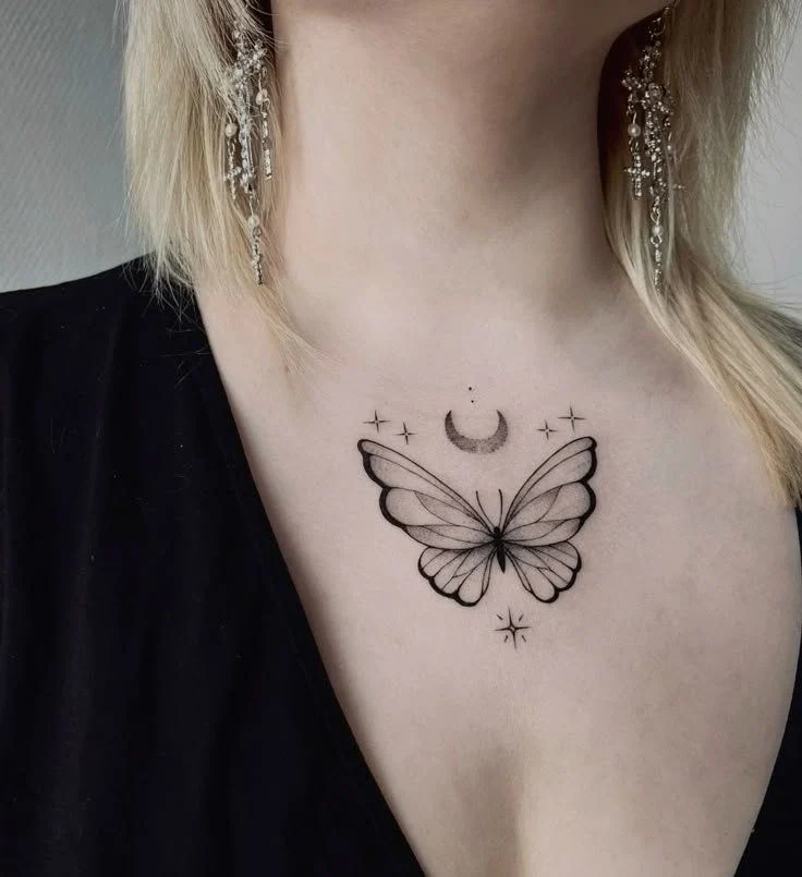 tatuajes en el pecho
