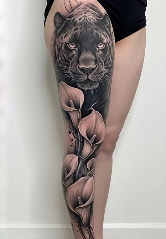 tatuajes para la pierna
